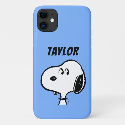 Peanuts  Snoopy Looks iPhone 11 Case