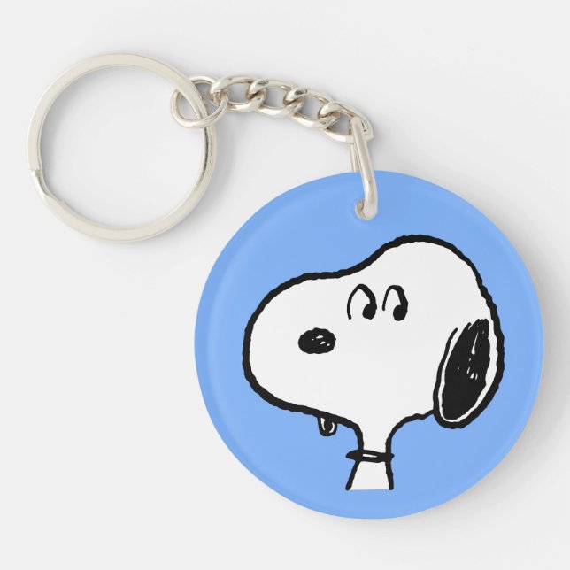 Peanuts | Snoopy Looks Keychain (Front)