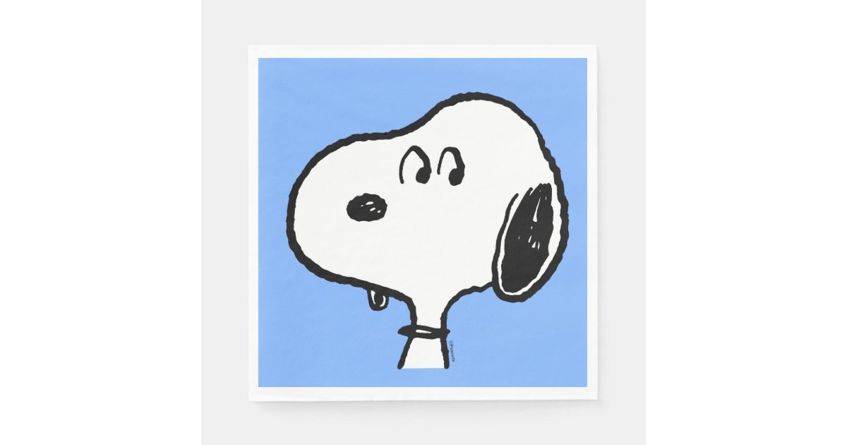 Peanuts Snoopy Looks Napkins Zazzle