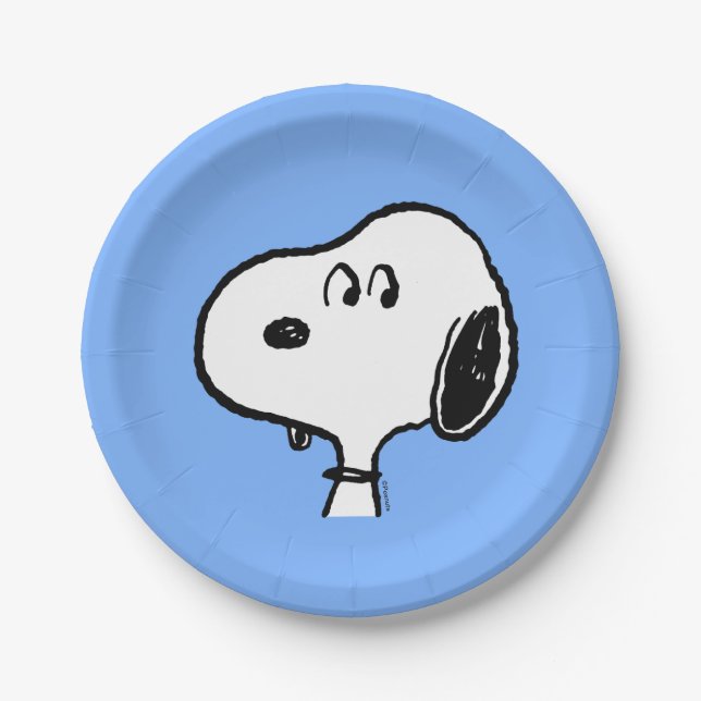 Peanuts | Snoopy Looks Paper Plates (Front)
