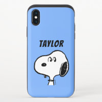 Peanuts | Snoopy Looks iPhone X Slider Case