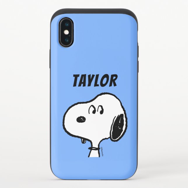 Peanuts | Snoopy Looks Uncommon iPhone Case (Back)