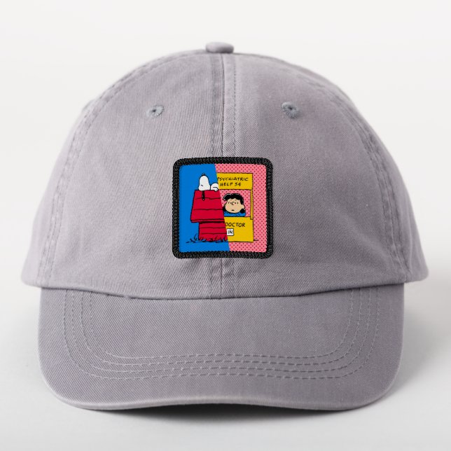 Peanuts | Snoopy & Lucy Half & Half Patch (On Headwear)