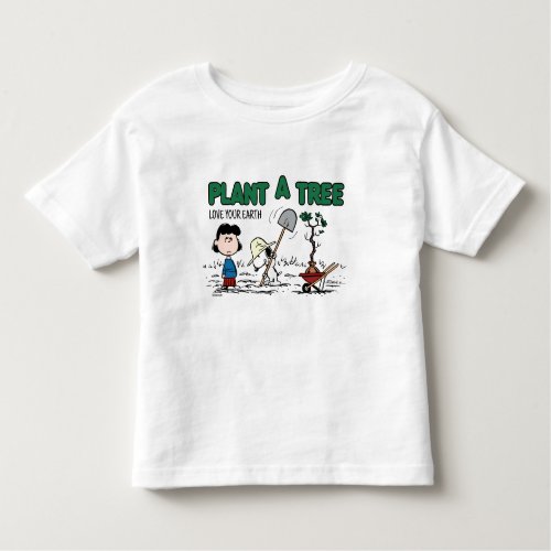 Peanuts  Snoopy  Lucy Plant A Tree Toddler T_shirt