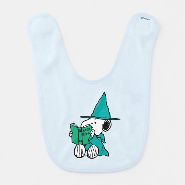 Peanuts Snoopy Magic Potions Halloween Baby Bib (Front)