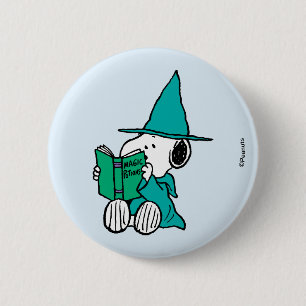 Peanuts Snoopy Magic Potions Halloween Button