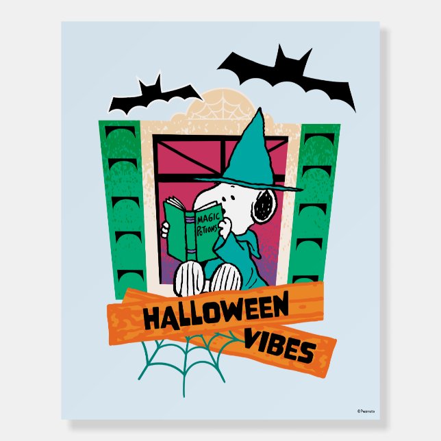 Peanuts Snoopy Magic Potions Halloween Foam Board (Front)