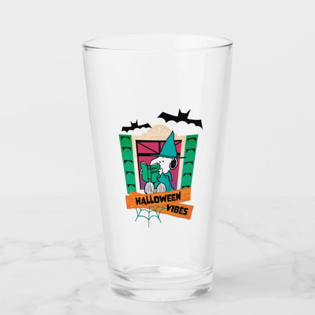 Peanuts Snoopy Magic Potions Halloween Glass (Front)
