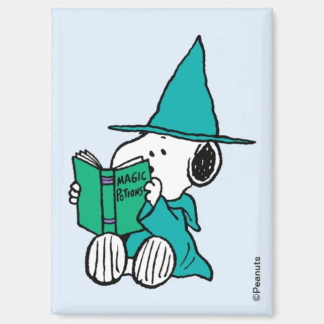 Peanuts Snoopy Magic Potions Halloween Magnet (Front)