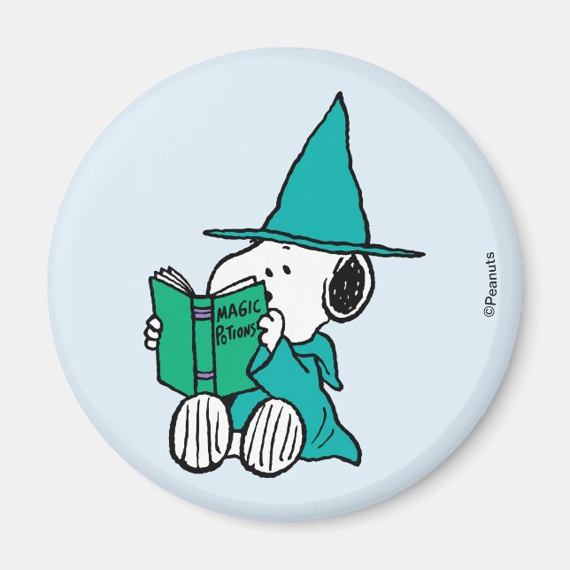 Peanuts Snoopy Magic Potions Halloween Magnet (Front)
