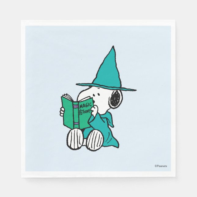 Peanuts Snoopy Magic Potions Halloween Napkins (Front)