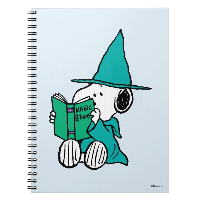 Peanuts Snoopy Magic Potions Halloween Notebook (Front)