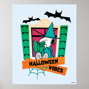 Peanuts Snoopy Magic Potions Halloween Poster