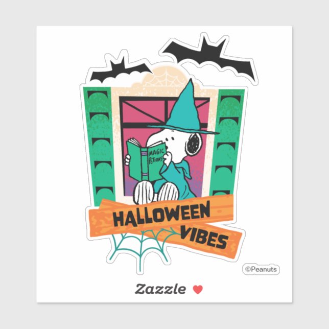 Peanuts Snoopy Magic Potions Halloween Sticker (Sheet)