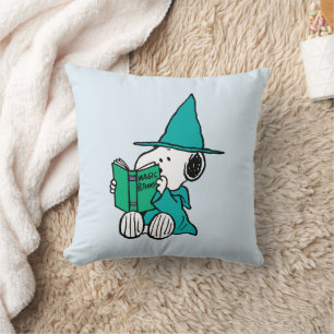 Peanuts Snoopy Magic Potions Halloween Throw Pillow