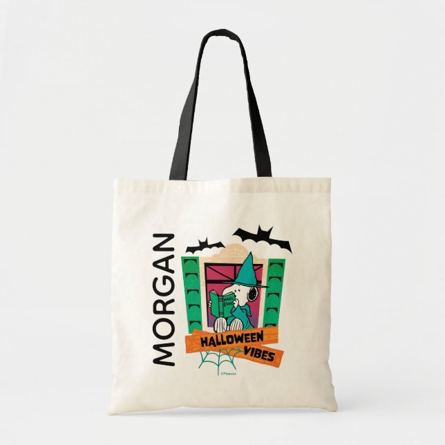 Peanuts Snoopy Magic Potions Halloween Tote Bag (Front)