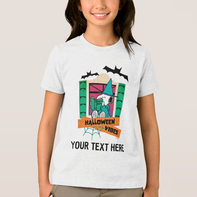 Peanuts Snoopy Magic Potions Halloween Tri-Blend Shirt (Front)