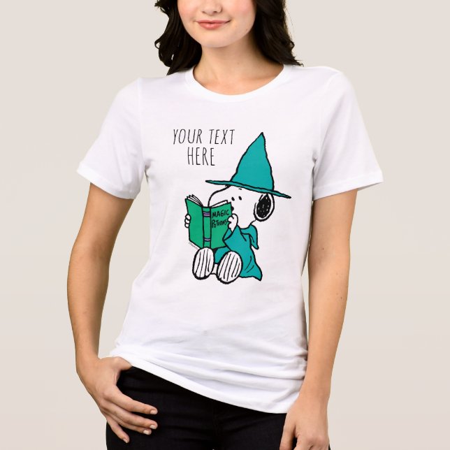 Peanuts Snoopy Magic Potions Halloween Tri-Blend Shirt (Front)
