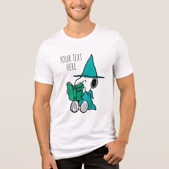 Peanuts Snoopy Magic Potions Halloween Tri-Blend Shirt (Front)
