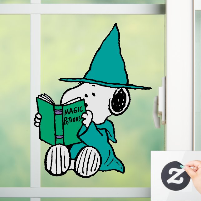 Peanuts Snoopy Magic Potions Halloween Window Cling (Home)