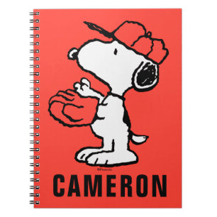 Peanuts Snoopy Making the Catch Notebook