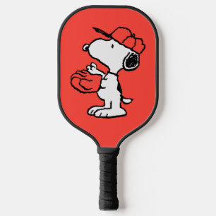 Peanuts Snoopy Making the Catch Pickleball Paddle