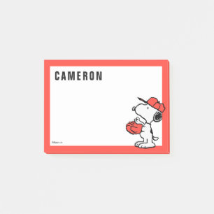 Peanuts Snoopy Making the Catch Post-it Notes