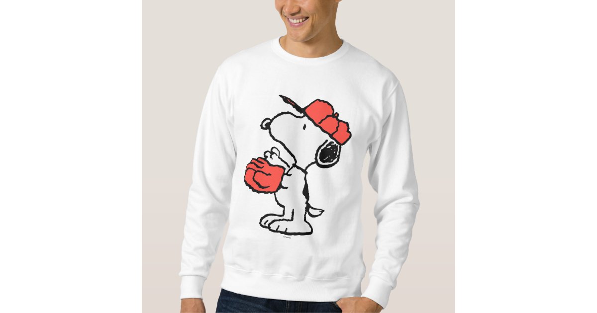 Peanuts | Snoopy Making the Catch Wall Decal | Zazzle