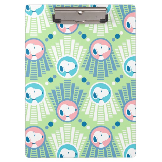 Peanuts | Snoopy Mint Green Deco Dreams Pattern Clipboard (Front)