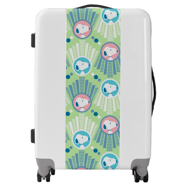 Peanuts | Snoopy Mint Green Deco Dreams Pattern Luggage (Front)