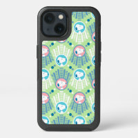 Peanuts | Snoopy Mint Green Deco Dreams Pattern iPhone 13 Case