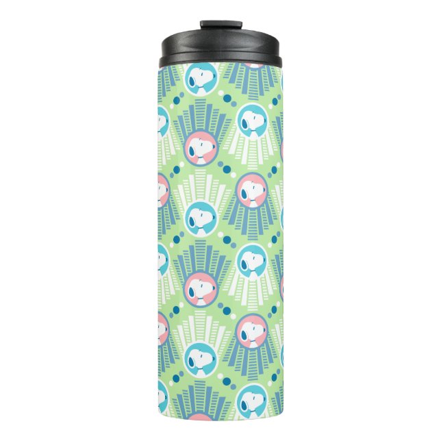 Peanuts | Snoopy Mint Green Deco Dreams Pattern Thermal Tumbler (Front)