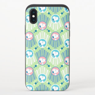 Peanuts   Snoopy Mint Green Deco Dreams Pattern iPhone X Slider Case