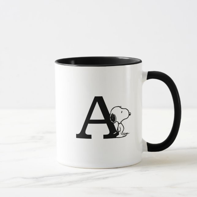 Peanuts | Snoopy Monogram A Mug (Right)