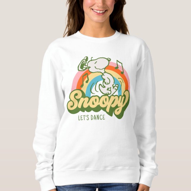 Peanuts | Snoopy Music Rainbow Sweatshirt (Front)