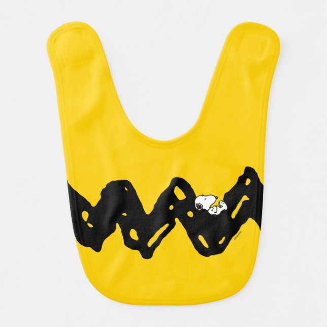 Peanuts | Snoopy Nap Baby Bib (Front)