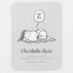 Peanuts   Snoopy Nap Baby Blanket