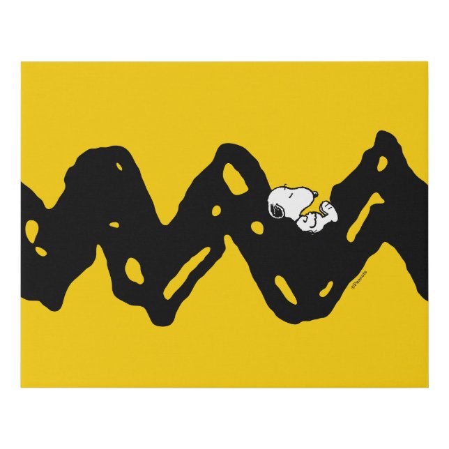 Peanuts | Snoopy Nap Faux Canvas Print (Front)