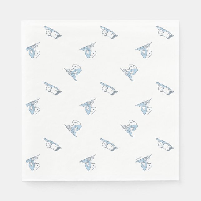 Peanuts | Snoopy Nap Time Pattern Napkins (Front)