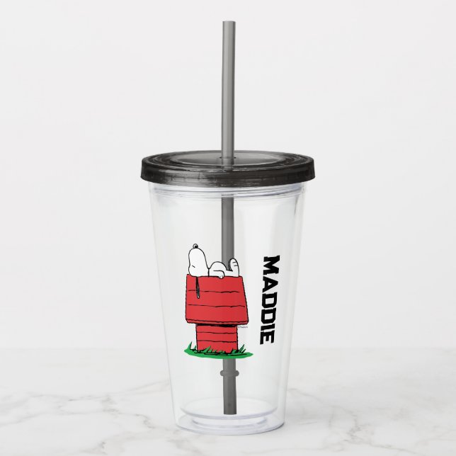 Peanuts | Snoopy Napping Acrylic Tumbler (Front)