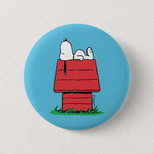 Peanuts   Snoopy Napping Button