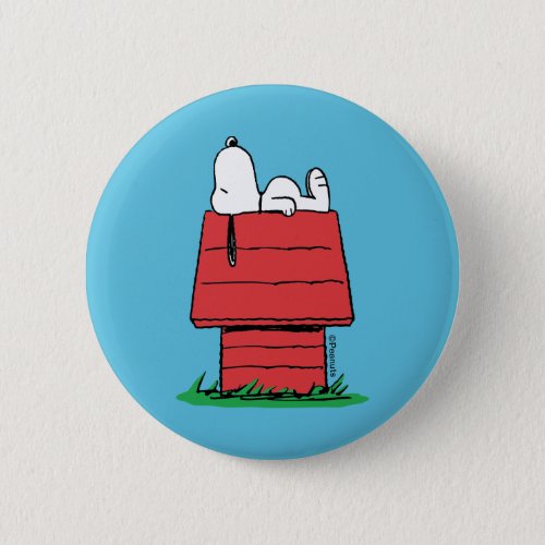 Peanuts  Snoopy Napping Button