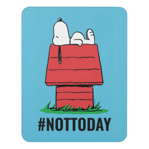 Peanuts   Snoopy Napping Door Sign