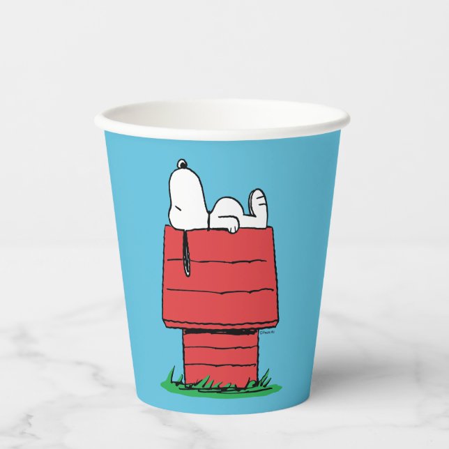 Peanuts | Snoopy Napping Paper Cups (Front)