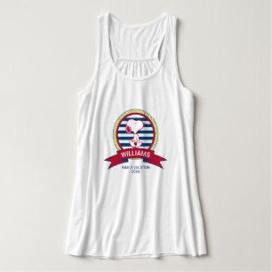 Peanuts Snoopy Nautical Badge Tank Top