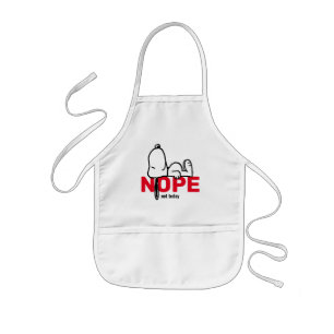 Peanuts   Snoopy Not Today Kids' Apron