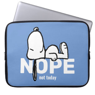 Peanuts Snoopy Not Today Laptop Sleeve