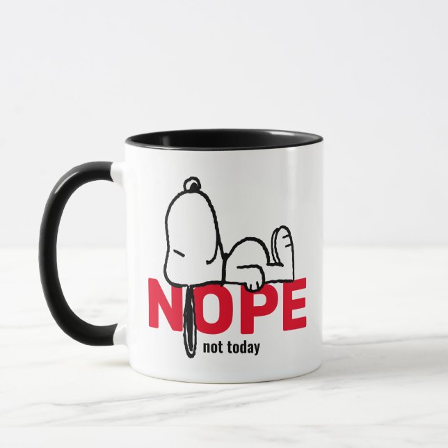 Peanuts | Snoopy Not Today Mug (Left)