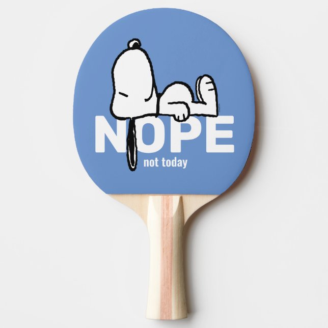Peanuts | Snoopy Not Today Ping Pong Paddle (Front)