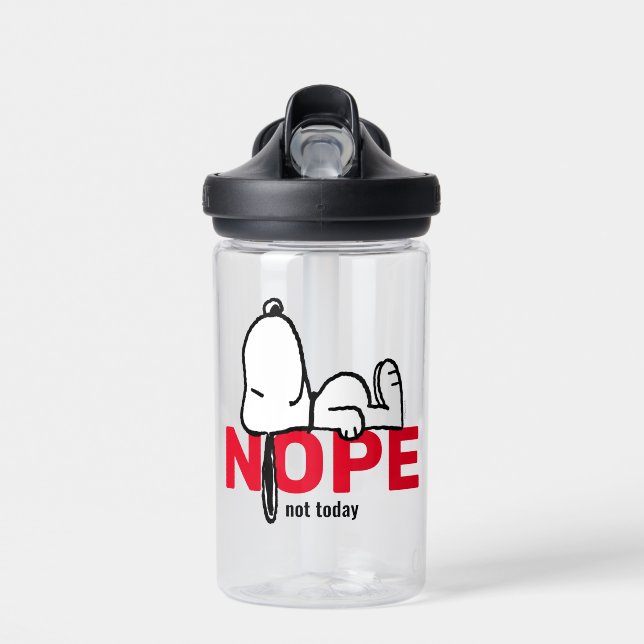 Peanuts | Snoopy Not Today Water Bottle (Front)